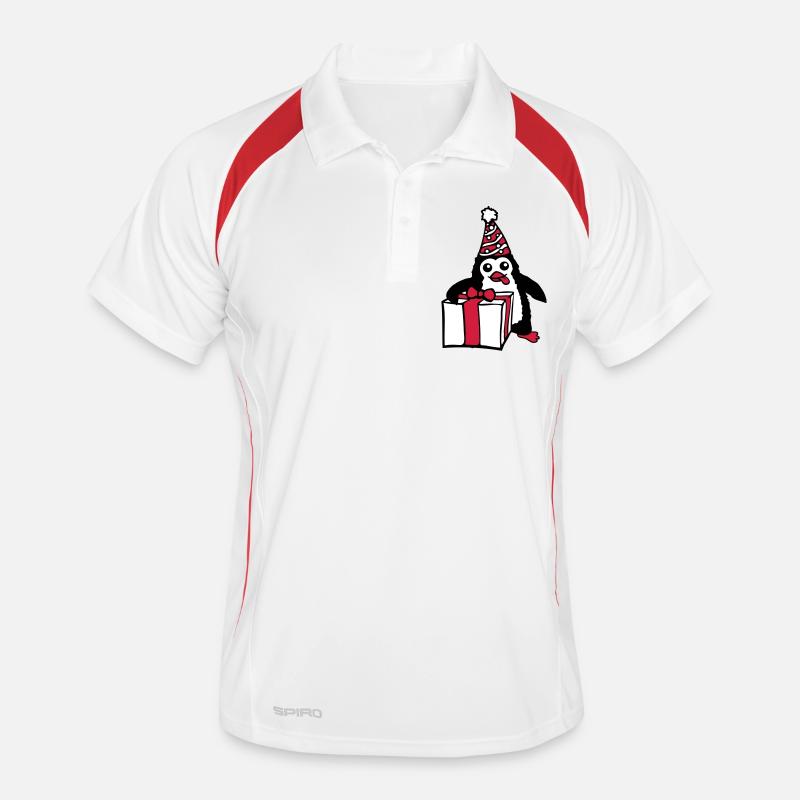 Penguin Birthday Gift Party Celebrate Hat Child Men's Polo breathable