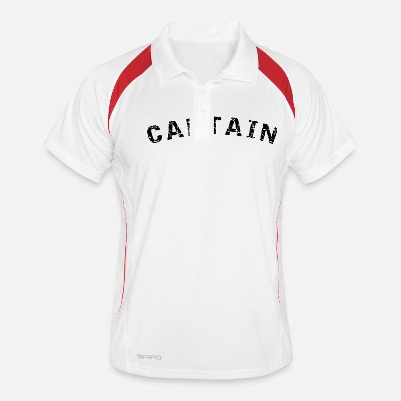 Conception de style capitaine Polo respirant Homme