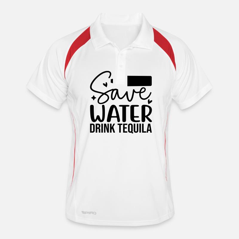 Save water drink tequila Men's Polo breathable