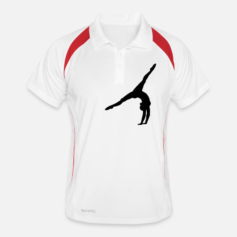 Wheelstroke Handstand Ballerine Design Gift Polo respirant Homme