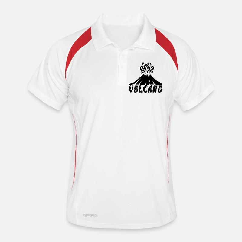 Volcan noir Polo respirant Homme