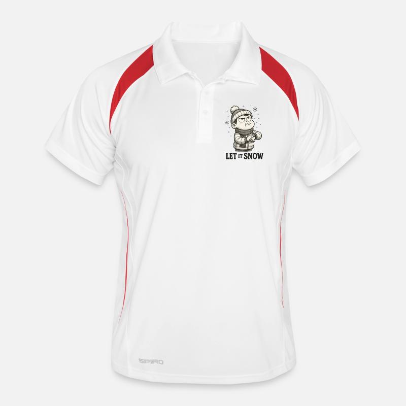 Que neige ironie Polo respirant Homme