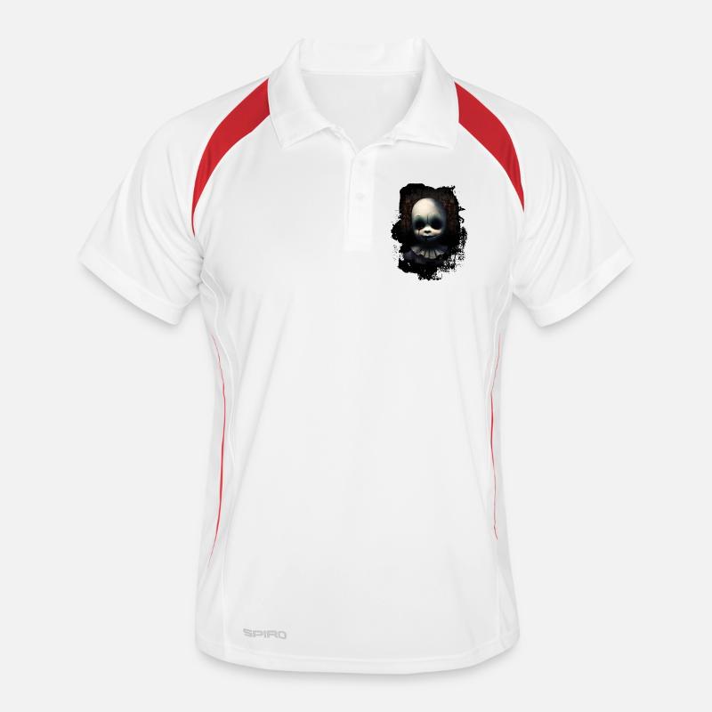 Visage de poupée cassé Polo respirant Homme