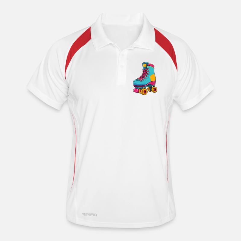 Roller Roller Retro – Coloré et emblématique Polo respirant Homme