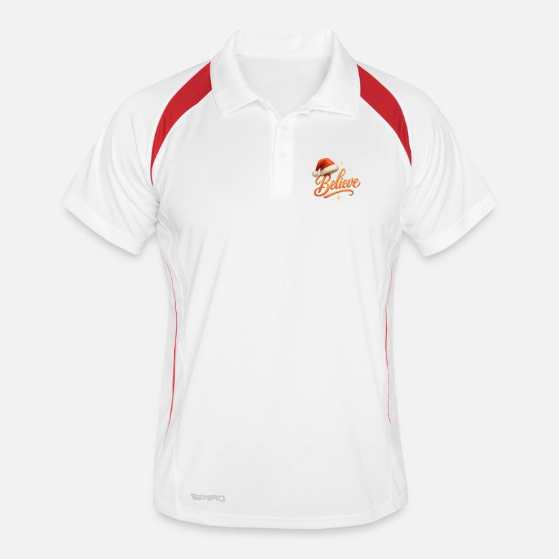 Frohe Weihnachten, Weihnachtsmann Männer Polo atmungsaktiv