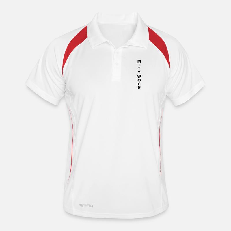 Mercredi - noir Polo respirant Homme