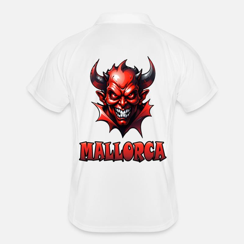 Mallorca mit Red Devil Männer Polo atmungsaktiv