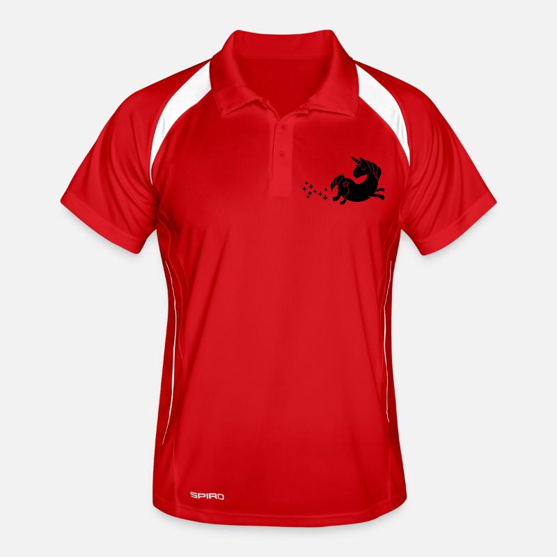 unicorn - Einhorn Sternenstaub Männer Polo atmungsaktiv