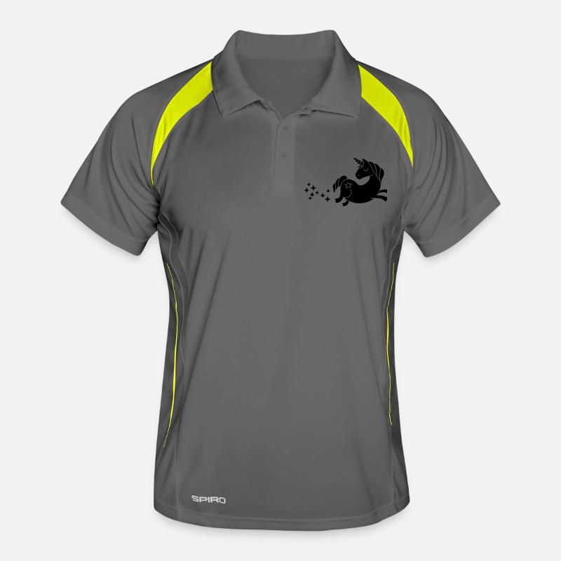 unicorn - Einhorn Sternenstaub Polo respirant Homme