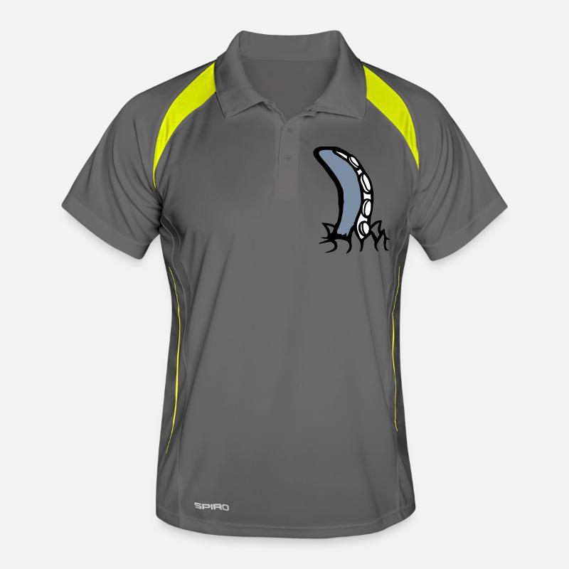Tentacle Octopus Monster Torn Up Shirt Alien Men's Polo breathable