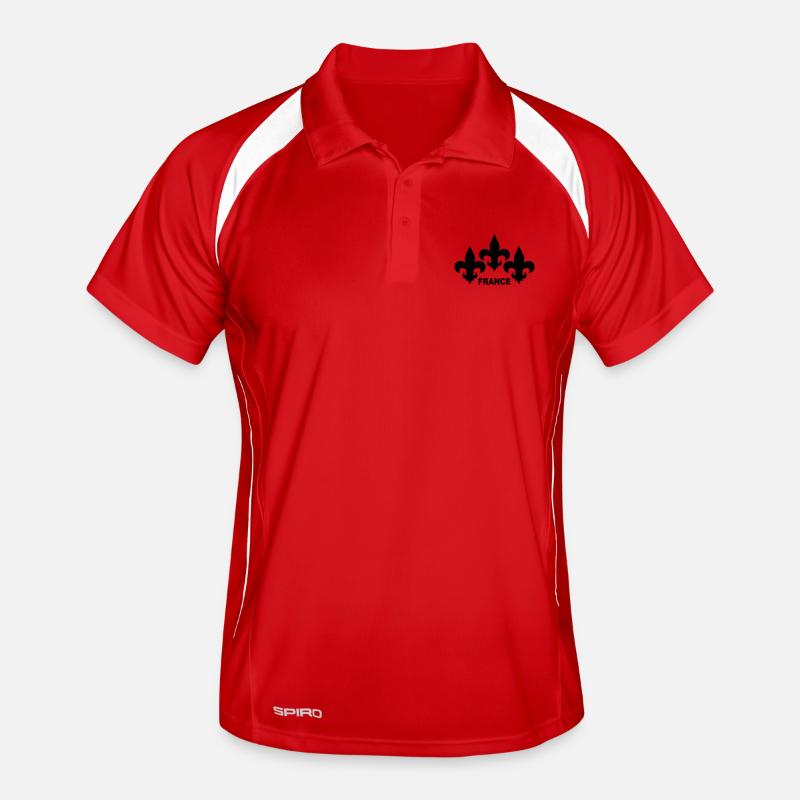 Fleurs de Lys Polo respirant Homme