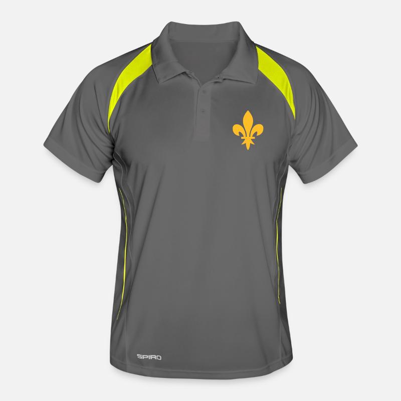 Fleur de lys Polo respirant Homme