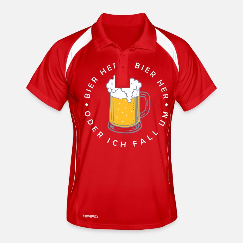 Les abeilles ici - Oder ich fall um ! Polo respirant Homme