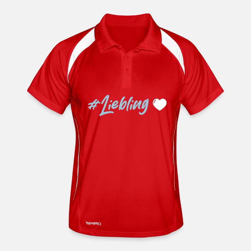 Darling Heart Men's Polo breathable