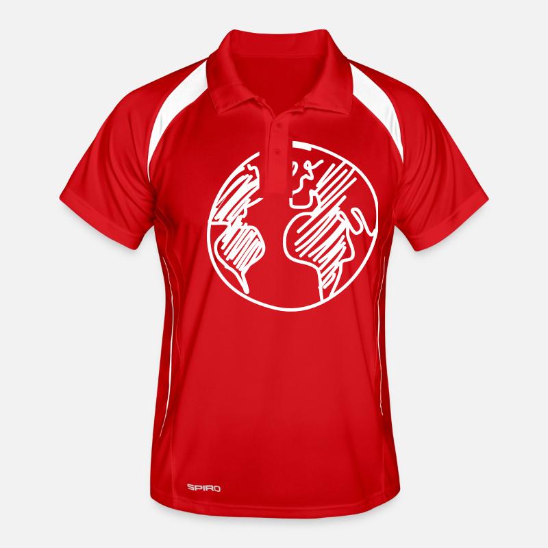 globe Polo respirant Homme