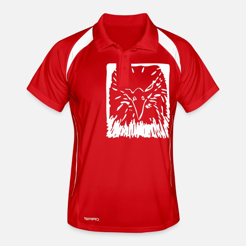 Adler, Vogel, Geschenk, Geschenkidee Männer Polo atmungsaktiv