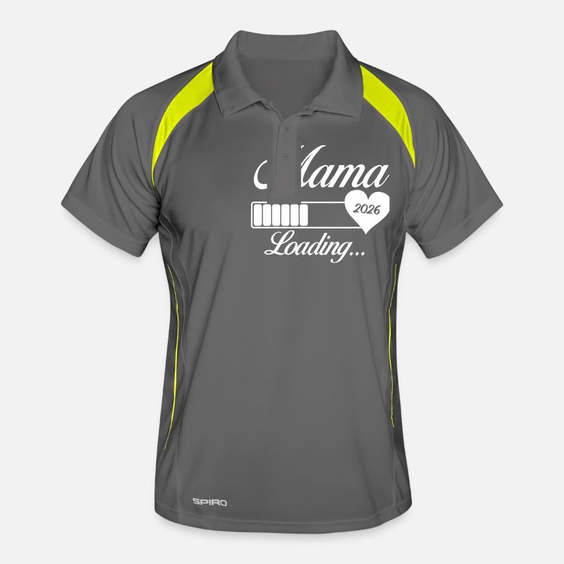 mama loading 2026 Männer Polo atmungsaktiv