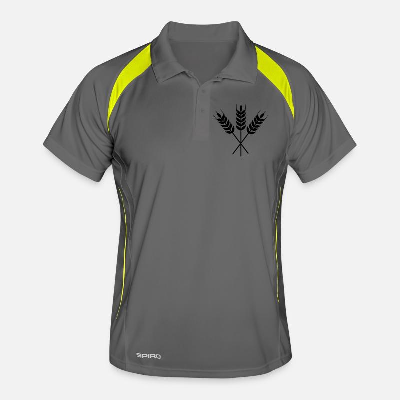 Trois tiges de grain Polo respirant Homme