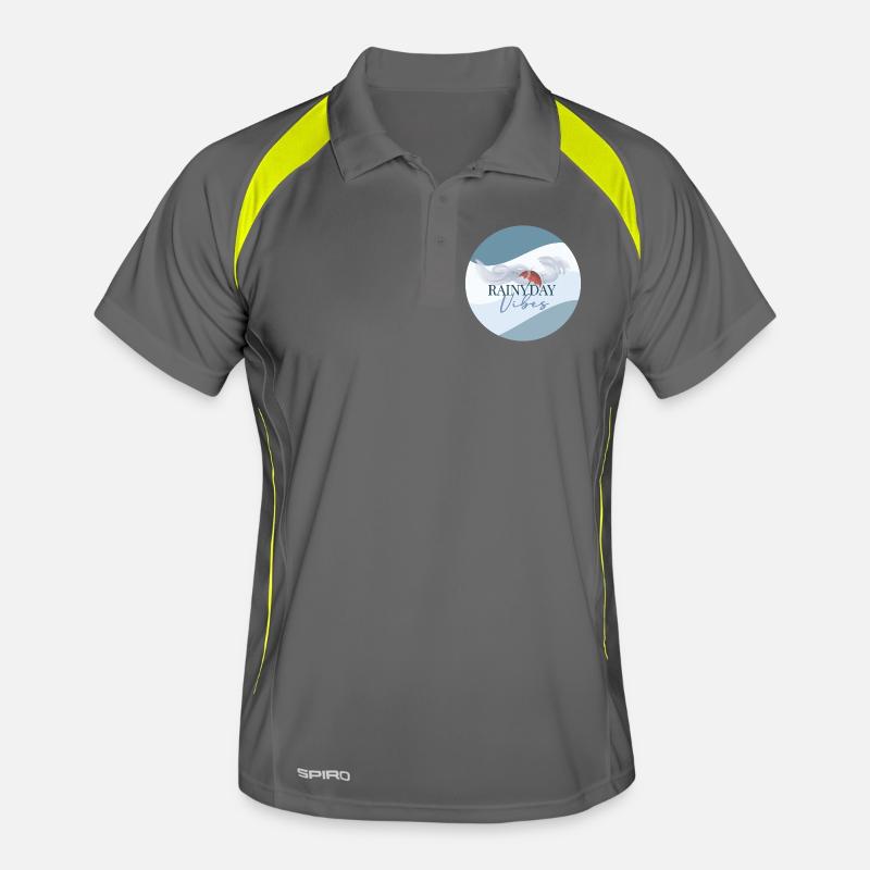 Rainy Day Vibes Men's Polo breathable
