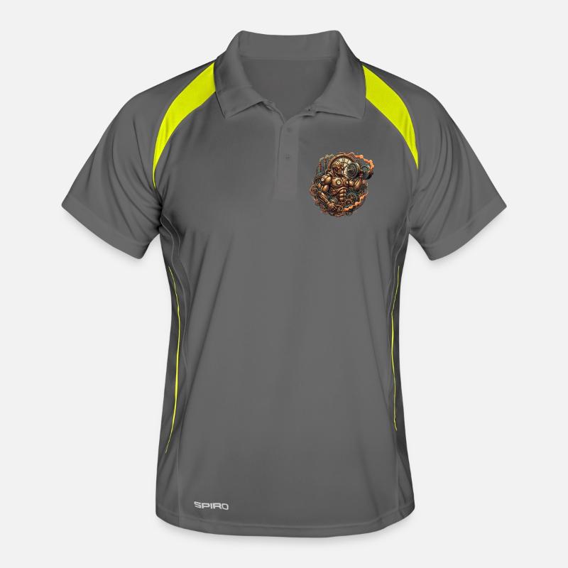 Steampunk and Retro Men's Polo breathable