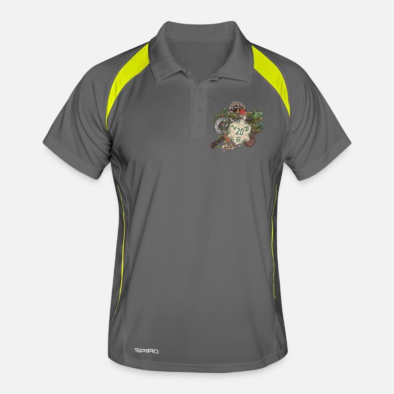 Druide de dés de table D20 pour jeu de rôle Polo respirant Homme