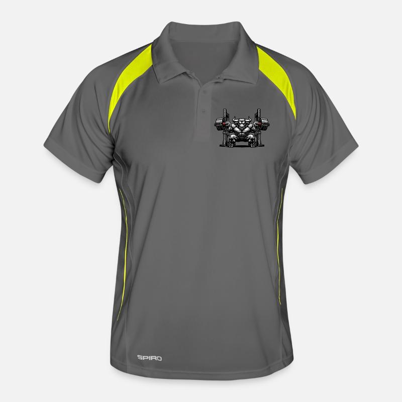 Halte en rack de squat taureau Polo respirant Homme
