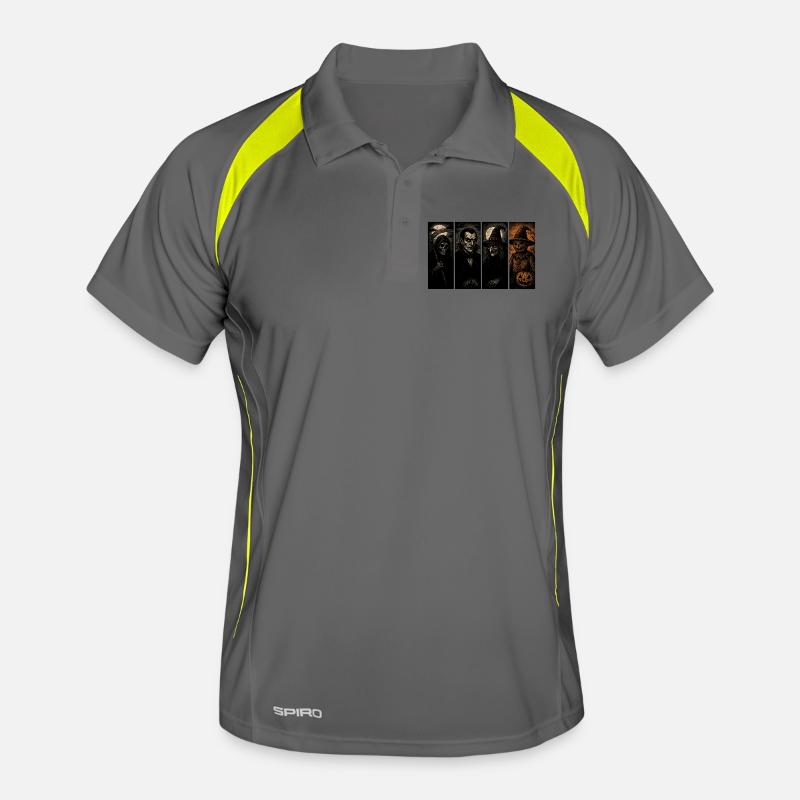 Grim Reaper Sorcière Vampire Épouvantail Polo respirant Homme