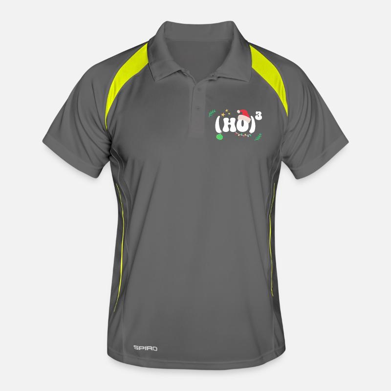 Santa Hat Santa Claus Math Math Men's Polo breathable