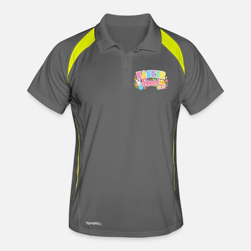 Ostern Squad Bunte Eier Küken Männer Polo atmungsaktiv