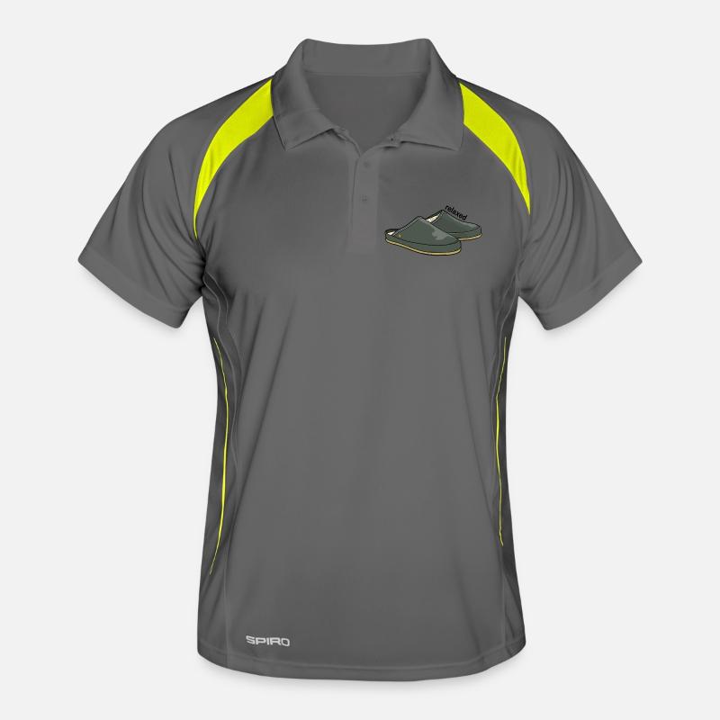 Relaxed grey Men's Polo breathable
