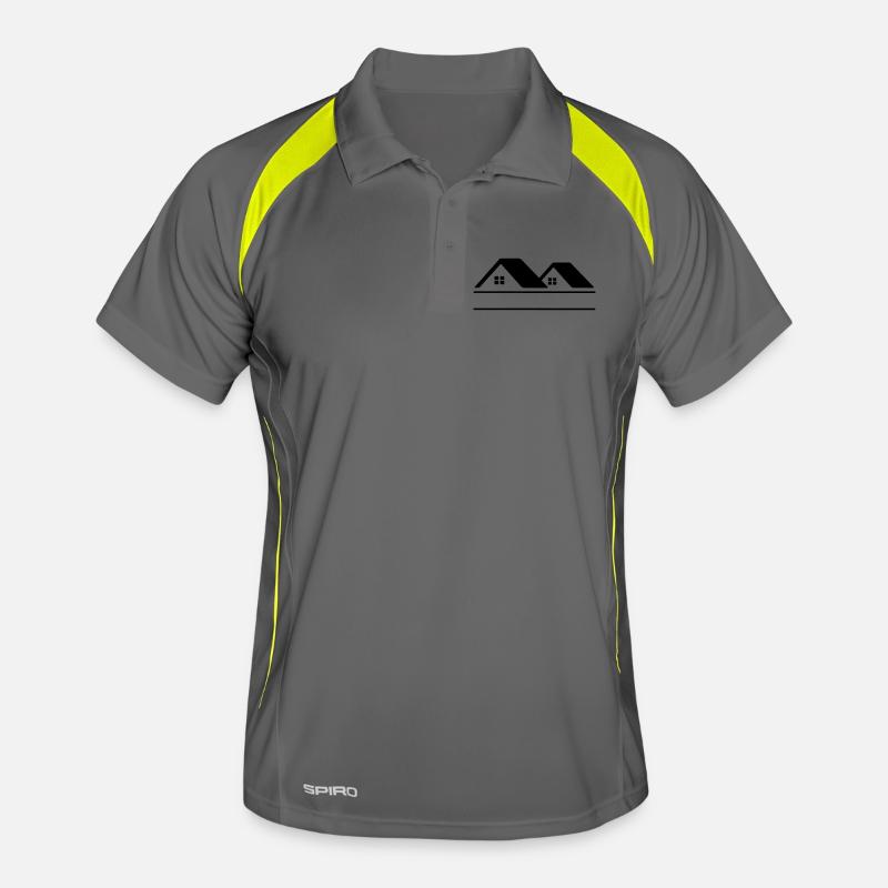 Häuser-Textbanner Männer Polo atmungsaktiv