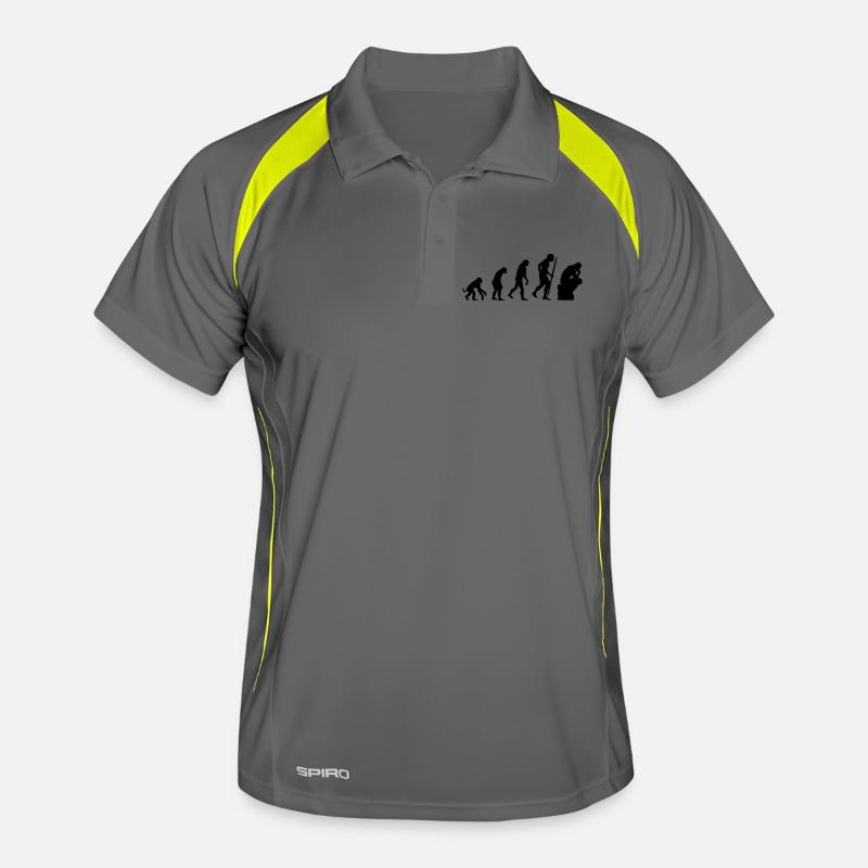 Evolution of the thinker philosophy, philosopher Men's Polo breathable