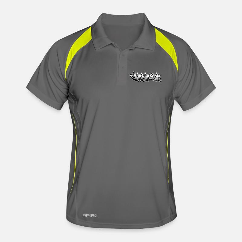 Skibidiboppi Graffiti Script Men's Polo breathable