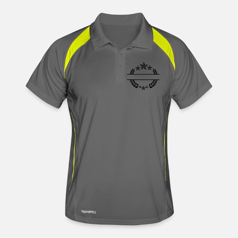 Étoile monogramme couronne de laurier Polo respirant Homme