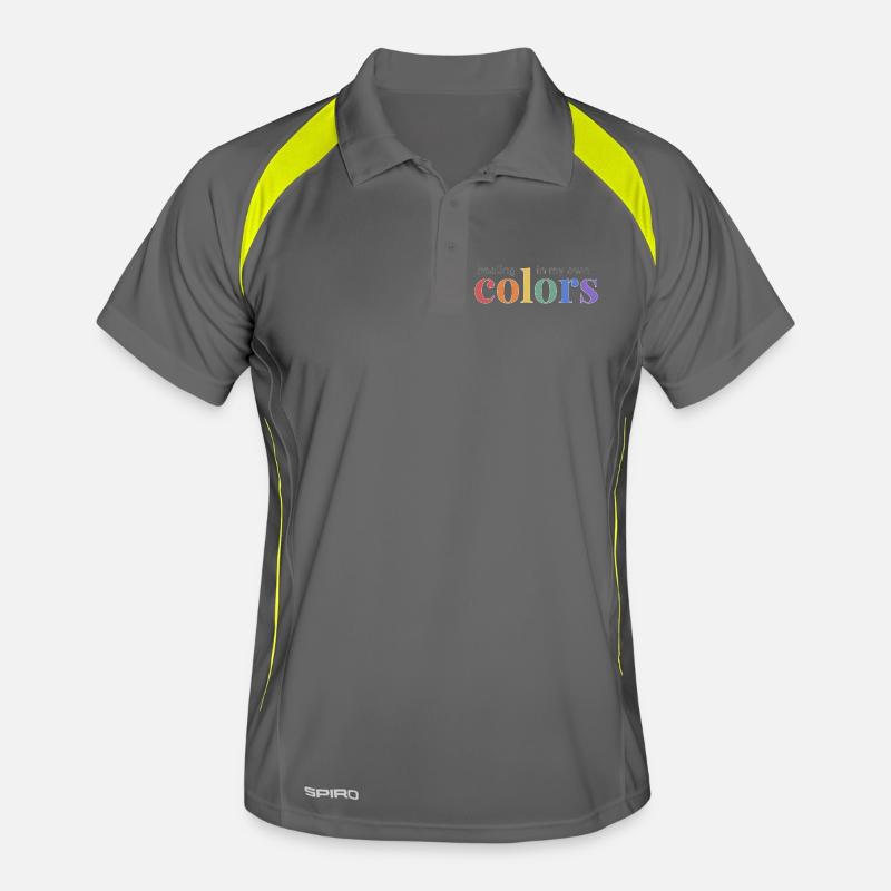 Pride Rainbow Design: Heilung in meinen eigenen Farben Männer Polo atmungsaktiv