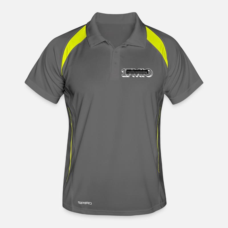 EM/SFC millionsblanc manquant Polo respirant Homme