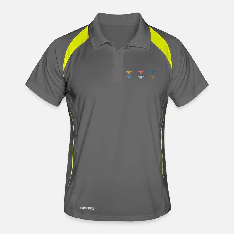 Heartbeat Drone Drones Men's Polo breathable