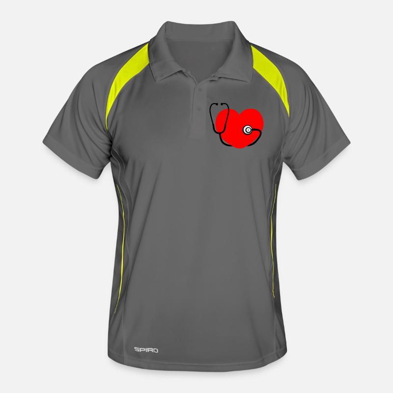 Stéthoscope cardiaque Polo respirant Homme