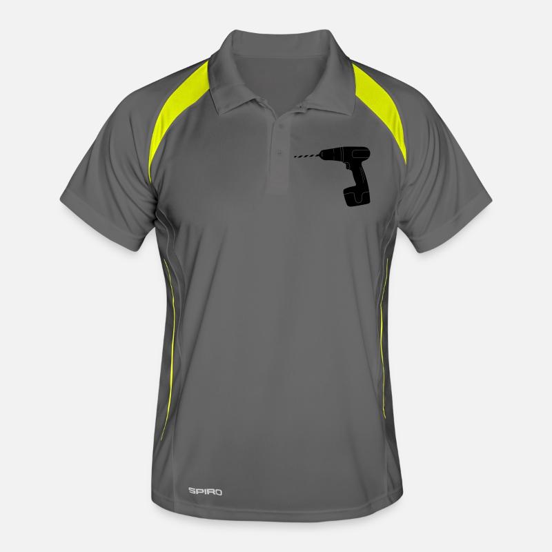 Logo de perceuse à outils Polo respirant Homme