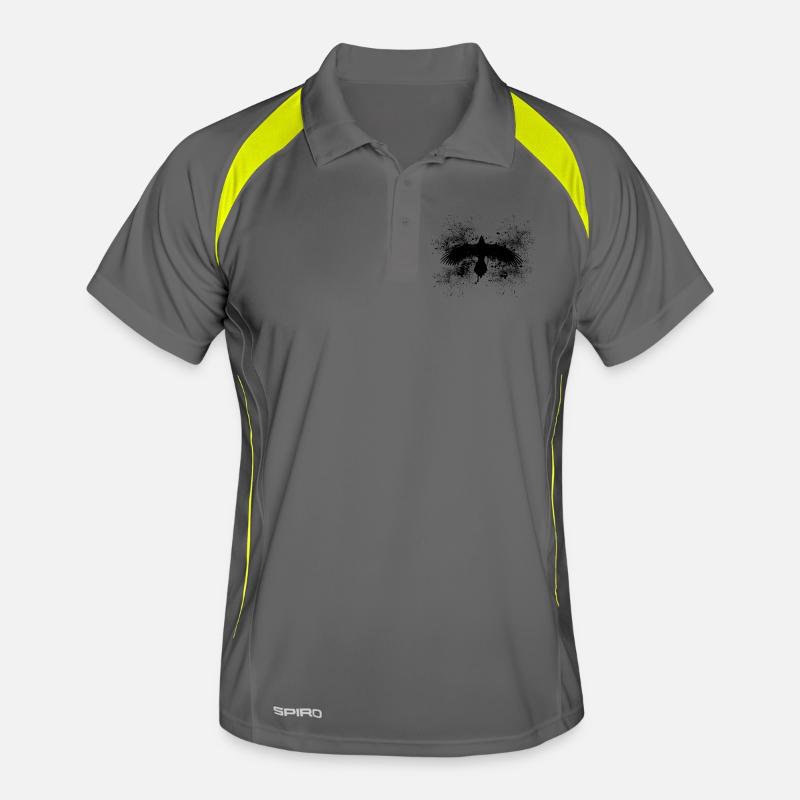 raven face mask Men's Polo breathable