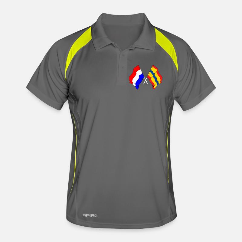 Drapeau des Pays-Bas, Overijssel croisé Polo respirant Homme
