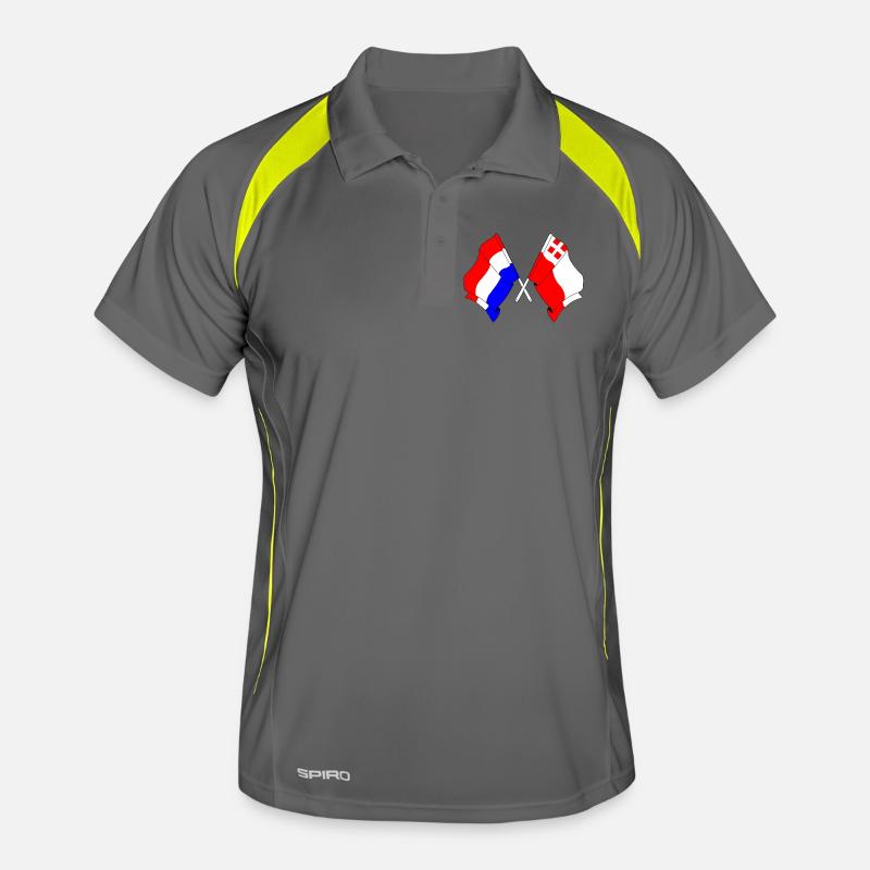 Drapeau des Pays-Bas, Utrecht croisé Polo respirant Homme