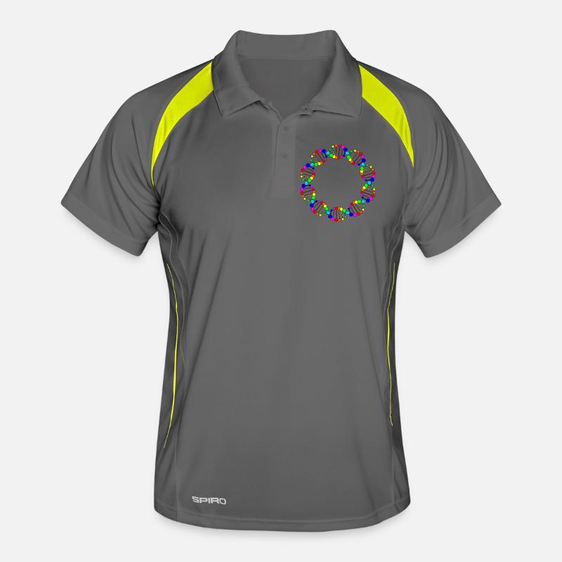 DNA rainbow dna Men's Polo breathable