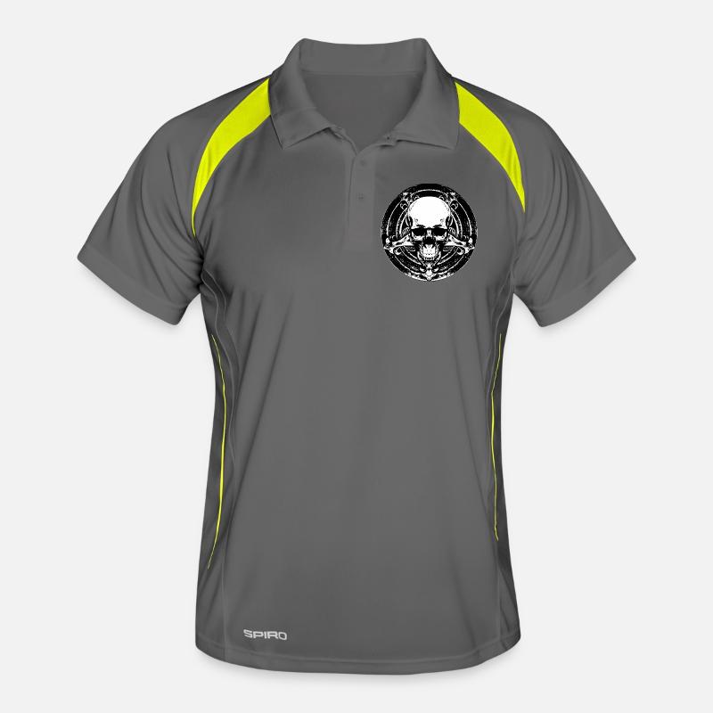 Pentaskull - Cinq points. Un crâne. Zéro pitié. Polo respirant Homme