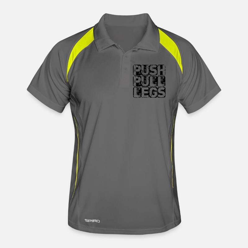 PUSH PULL LEG Men's Polo breathable