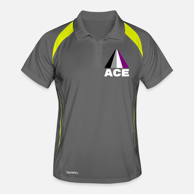 Asexual, asexuality, ace Men's Polo breathable