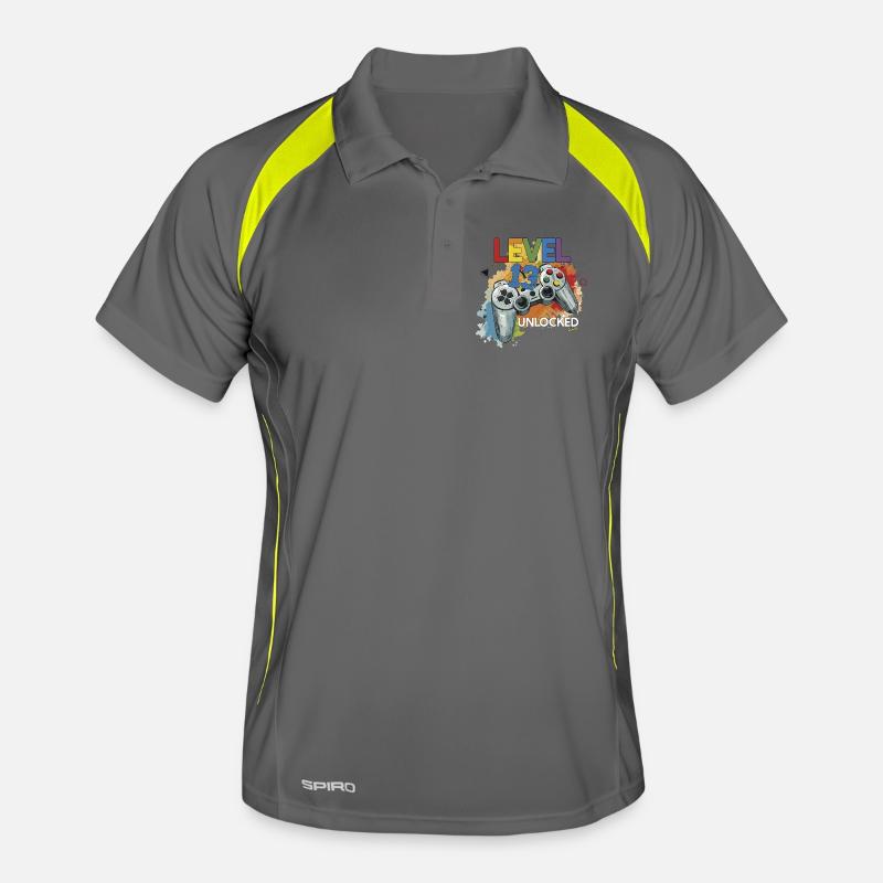 Niveau 13 Débloqué Controller Graffiti Naissance Polo respirant Homme