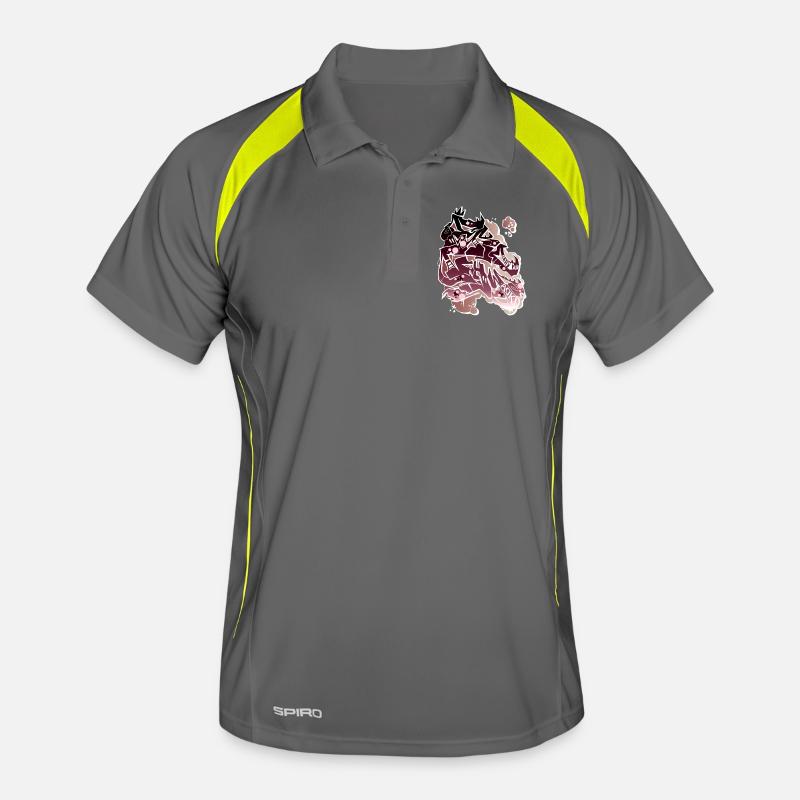 Dragon Graffito Abstrait Polo respirant Homme