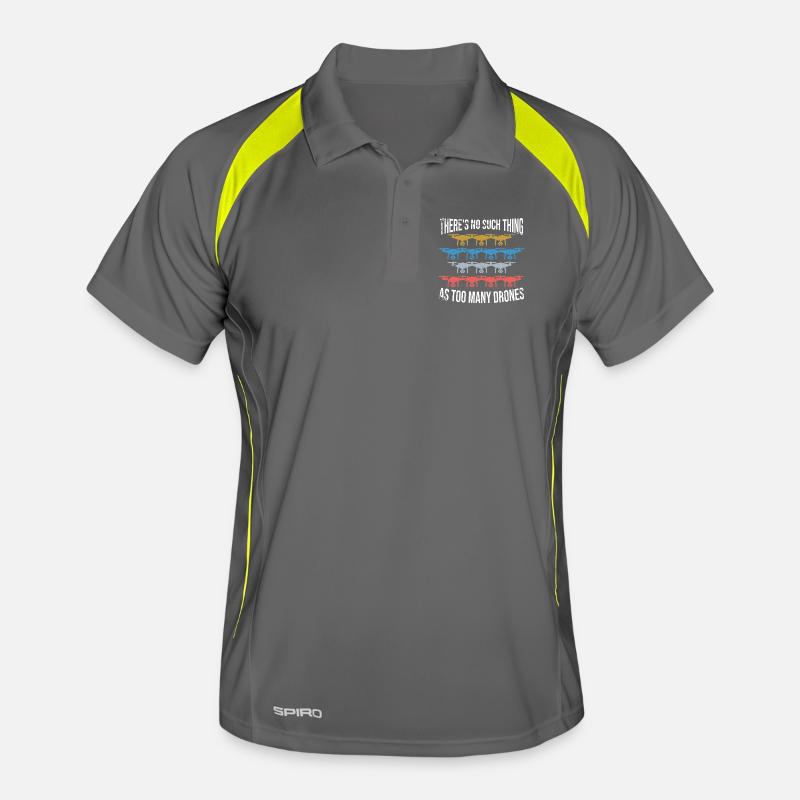 Quadcopter FPV Drone Copter Pilot RC Flyer Men's Polo breathable