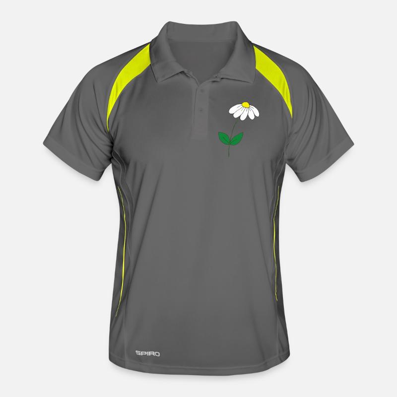 süsses Gänseblümchen Männer Polo atmungsaktiv